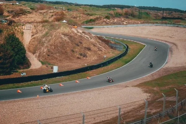 motorcycle racing track corner